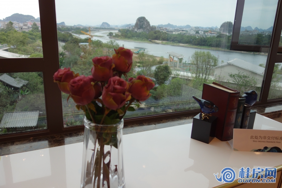 兴进漓江郡府工程进度 样板间