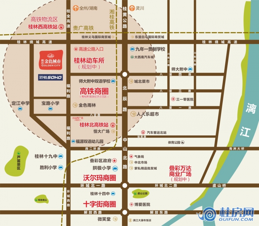 鹏程·金色城市区位图