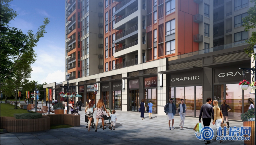 彰泰橘子郡商业街效果图