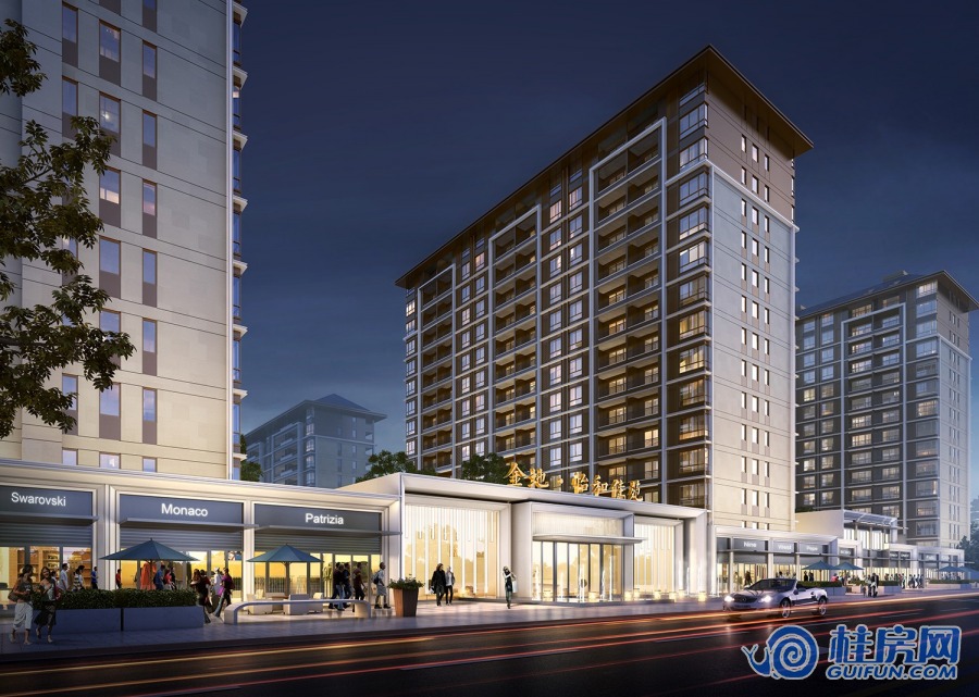 透视夜景效果图