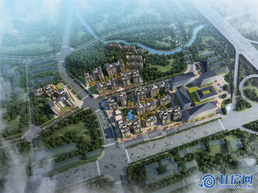 彰泰桂林伴山雅集效果图