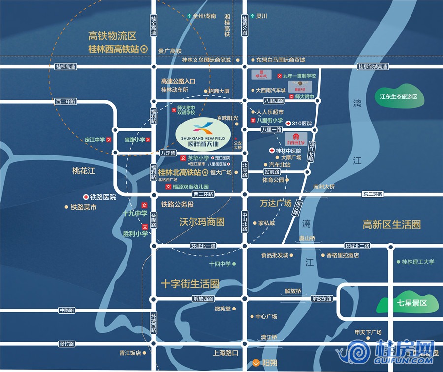 顺祥新天地区位图