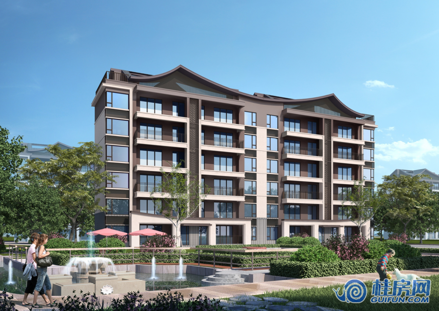 叠墅楼栋示意图（6层）