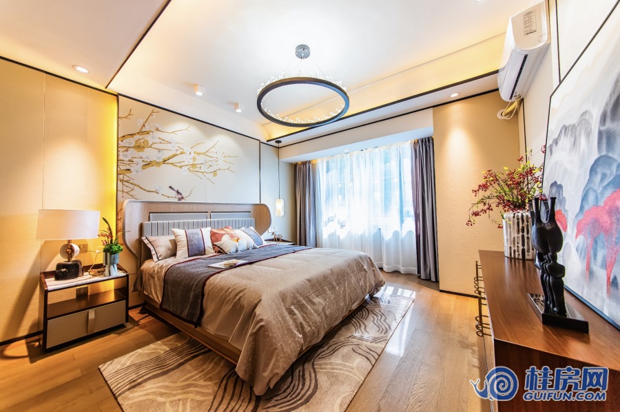 中海九樾样板间实景图（卧室）