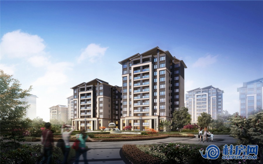 交投地产兴进漓江悦府效果图T4（8F+11F）
