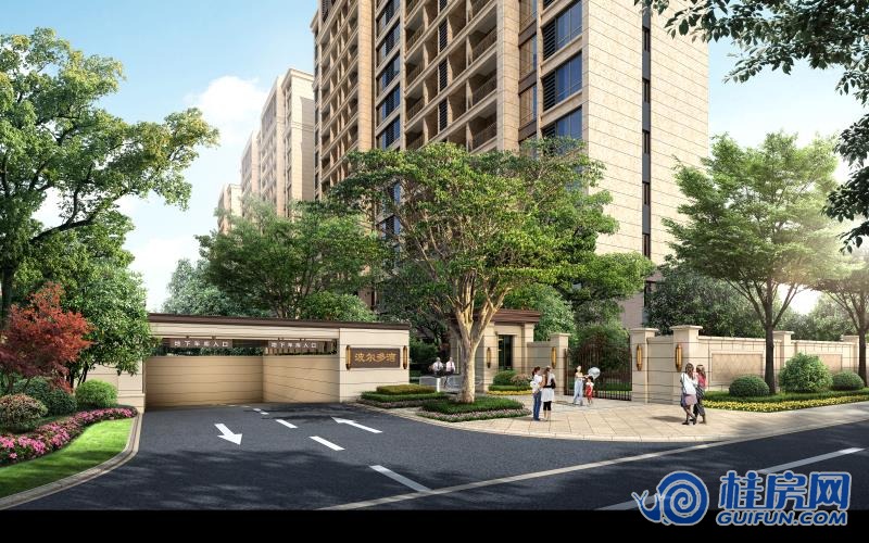 波尔多湾园林效果图