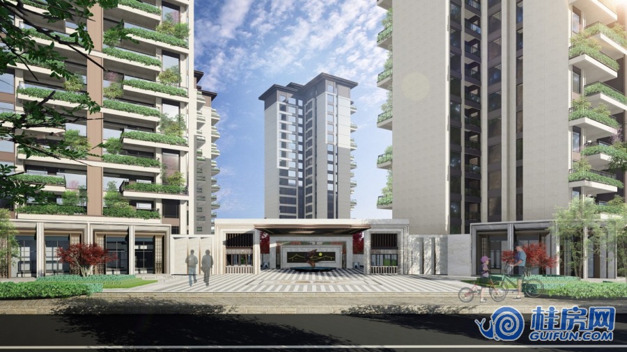 信昌湘皋雅苑小区效果图