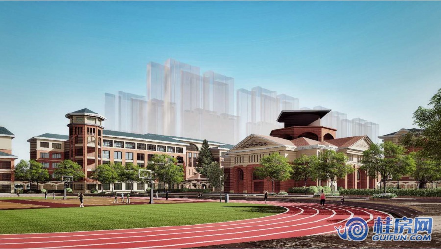 桂林市泓文仕佳学校效果图