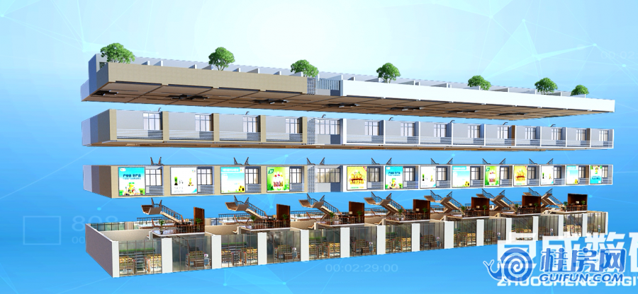 桂林聚农商贸城楼层分层图