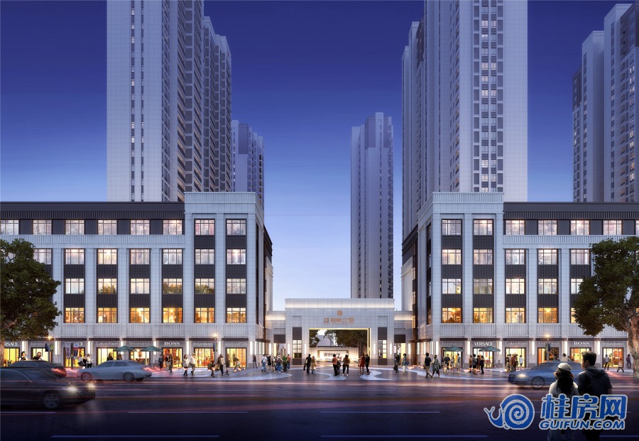 中鼎桂林公馆主大门效果图