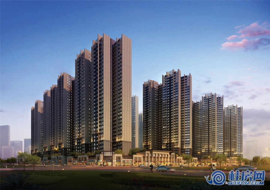 桂林大龙府灵新路沿街透视