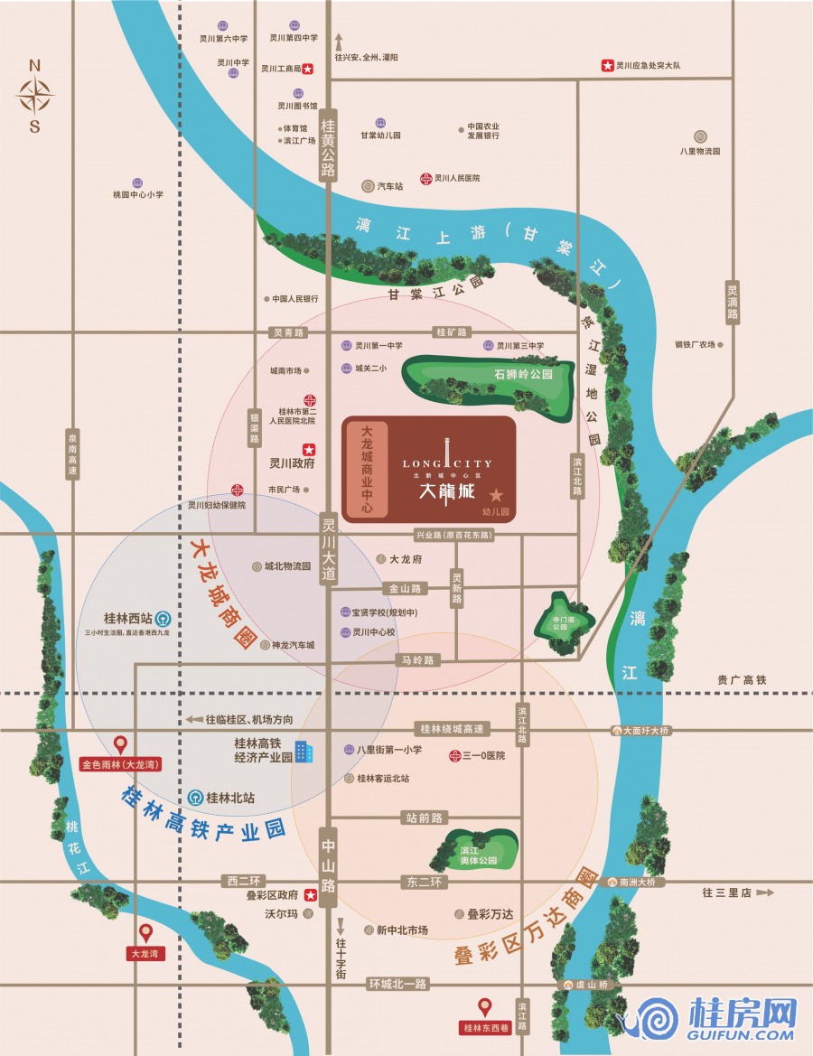 大龙城区位图（2019.9）