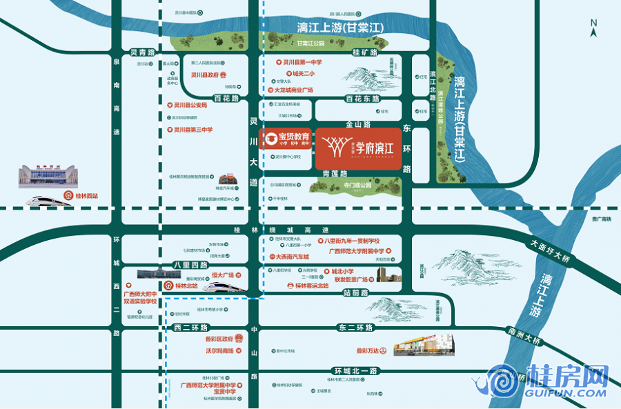 新安厦·学府滨江区位图
