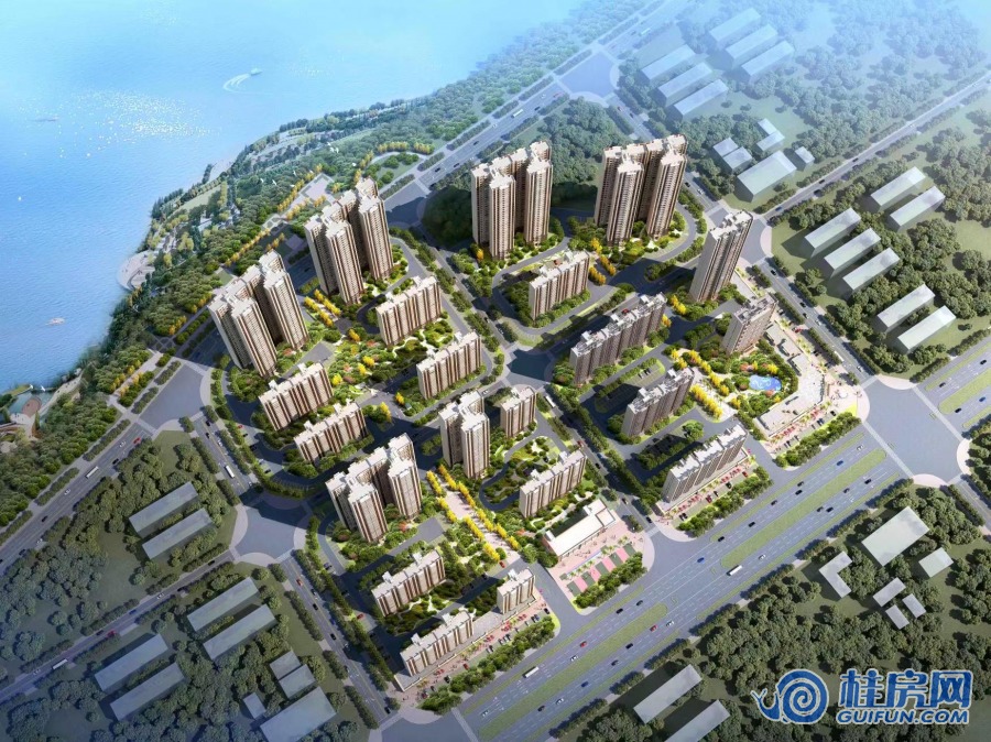 平乐碧桂园鸟瞰效果图