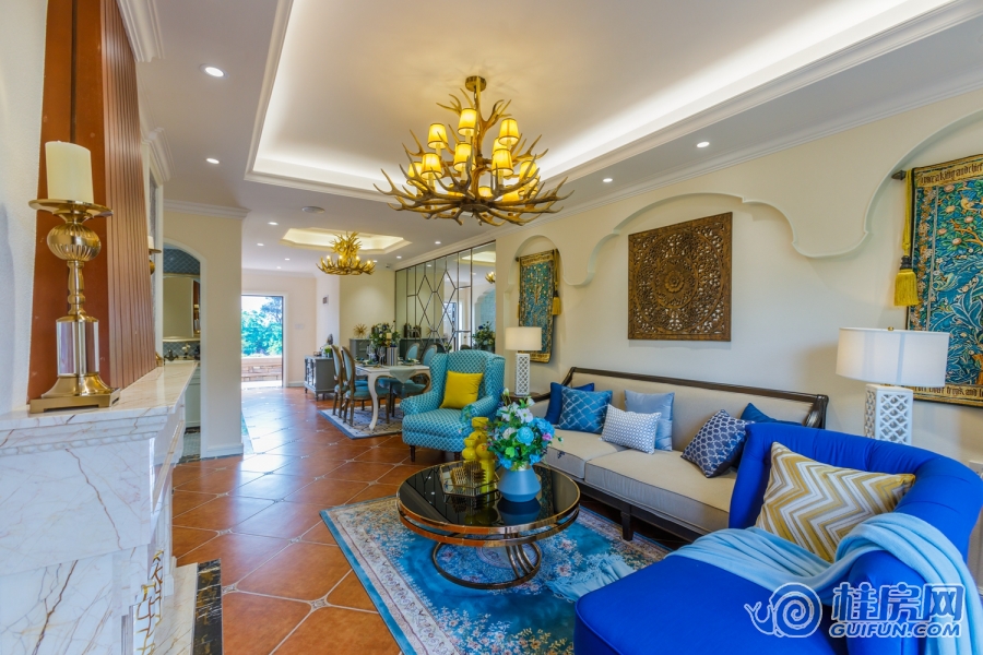 兴进御园95㎡洋房样板间客厅