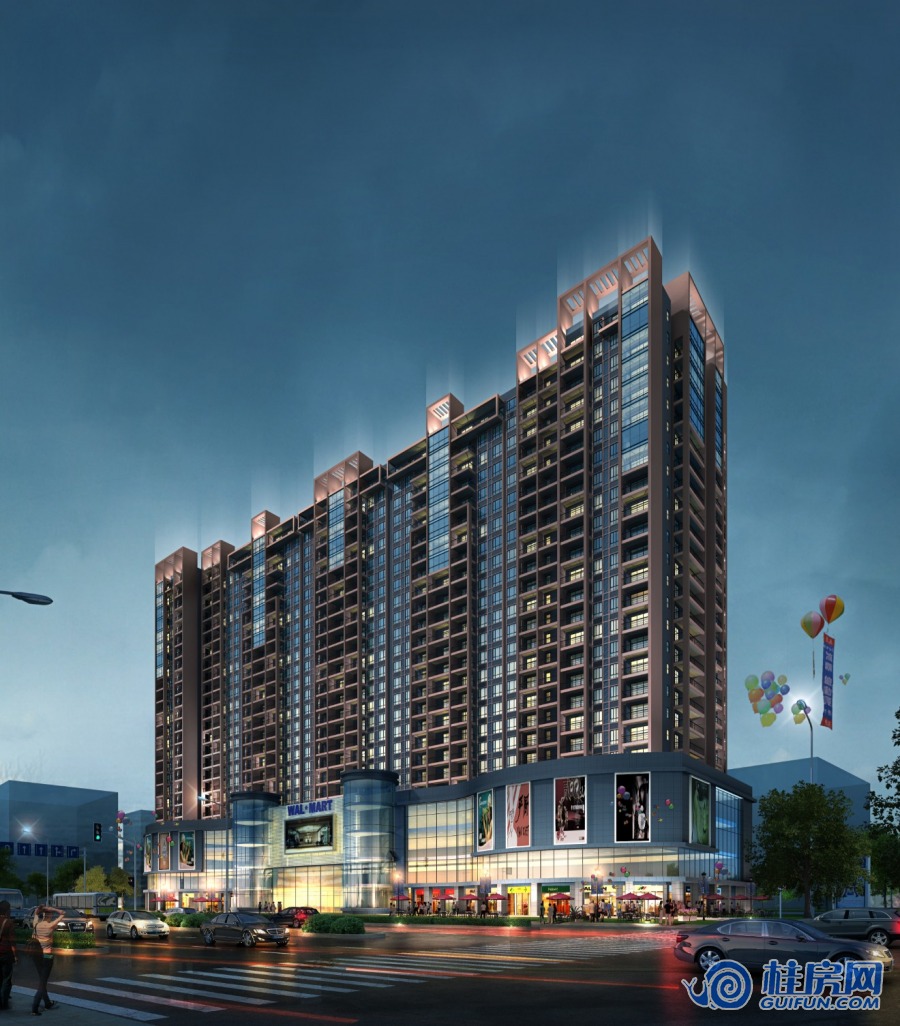 甲天下新城效果图