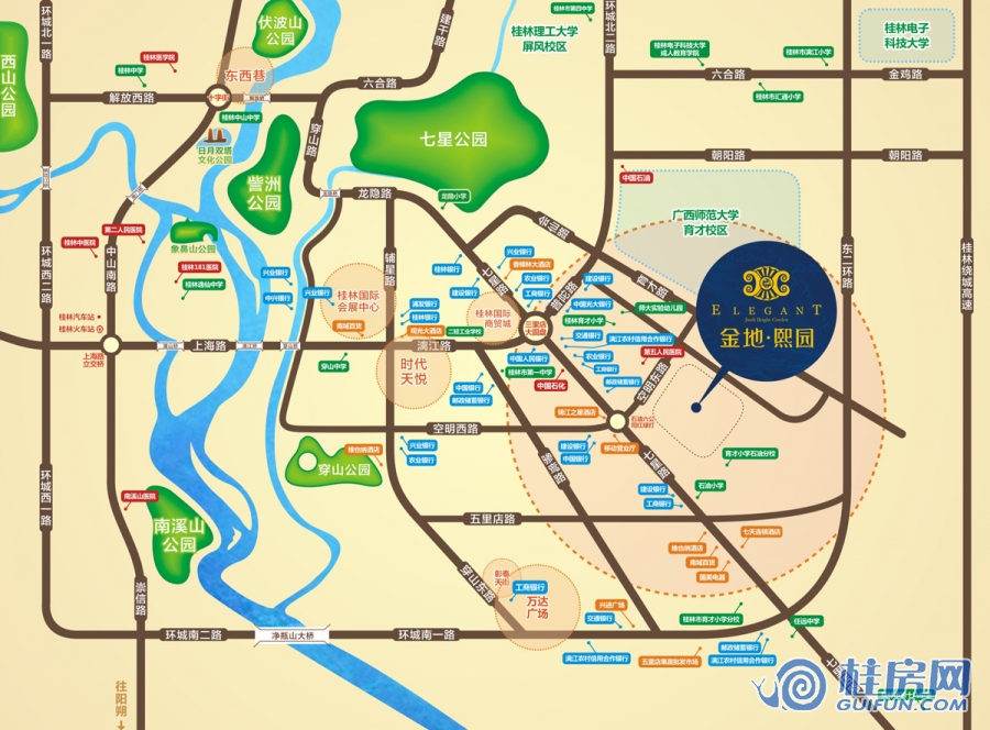 金地·熙园区位图