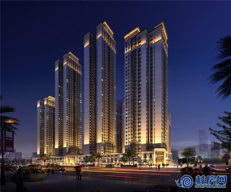 宏湖中央城效果图