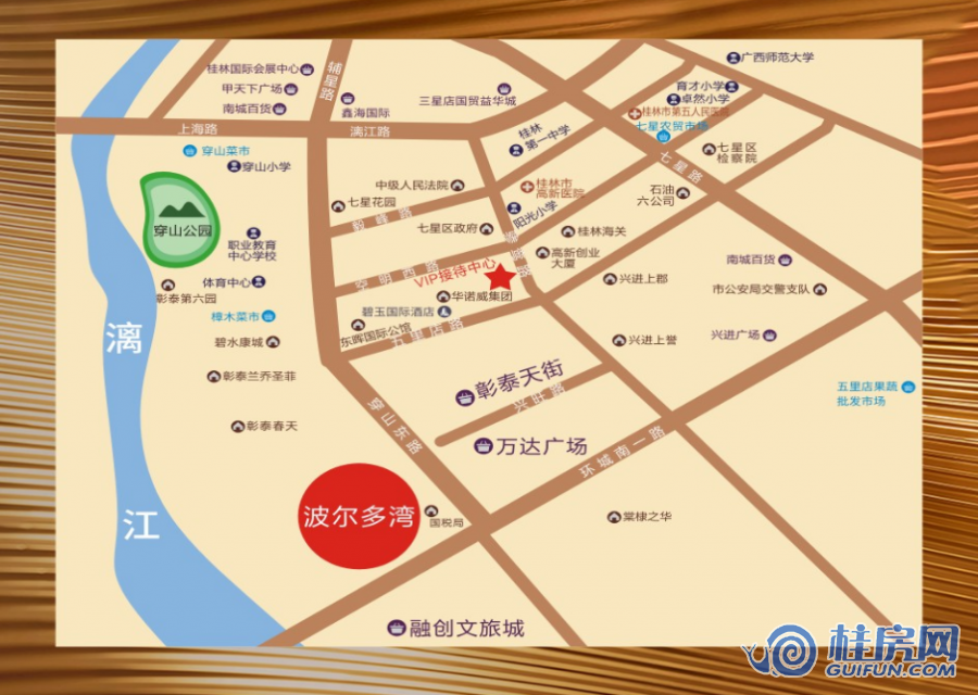 波尔多湾区位图