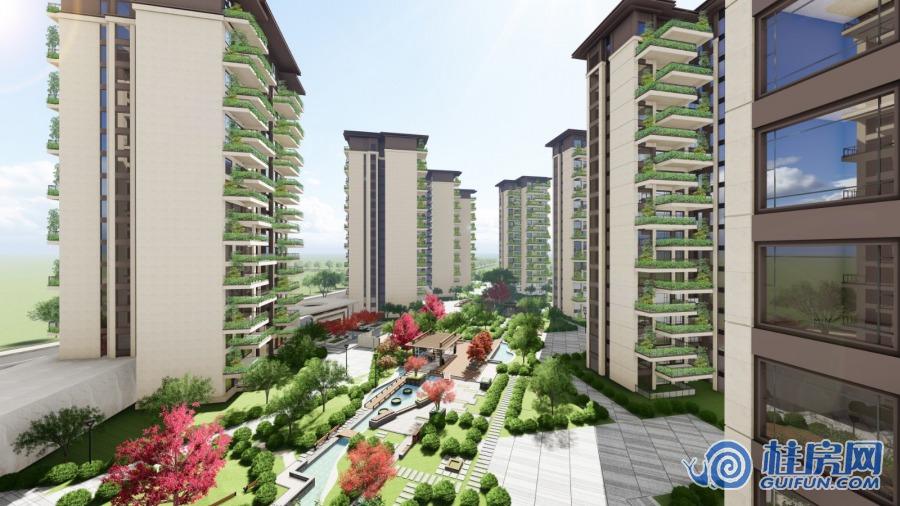 信昌湘皋雅苑小区效果图2
