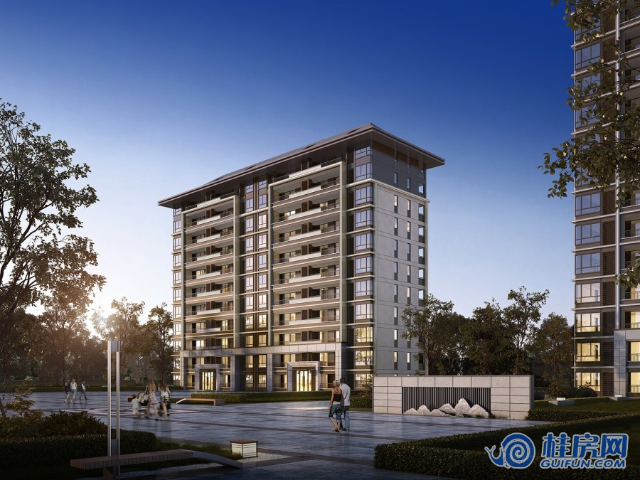 单体透视11F效果图