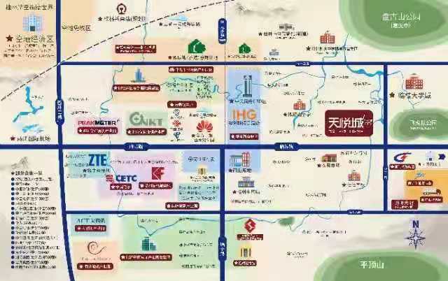 天悦城交通区位图