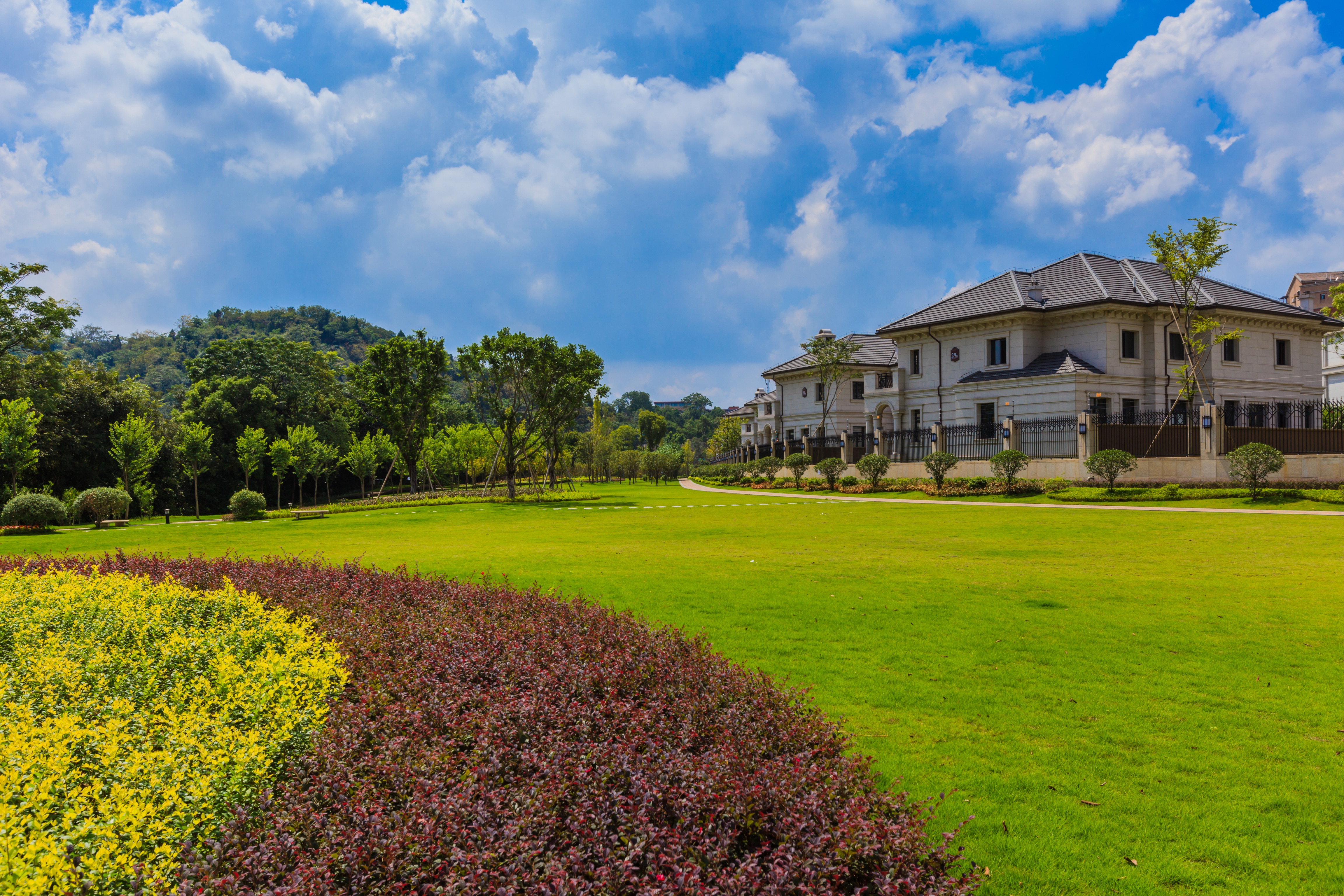 滨江半岛公园实景图