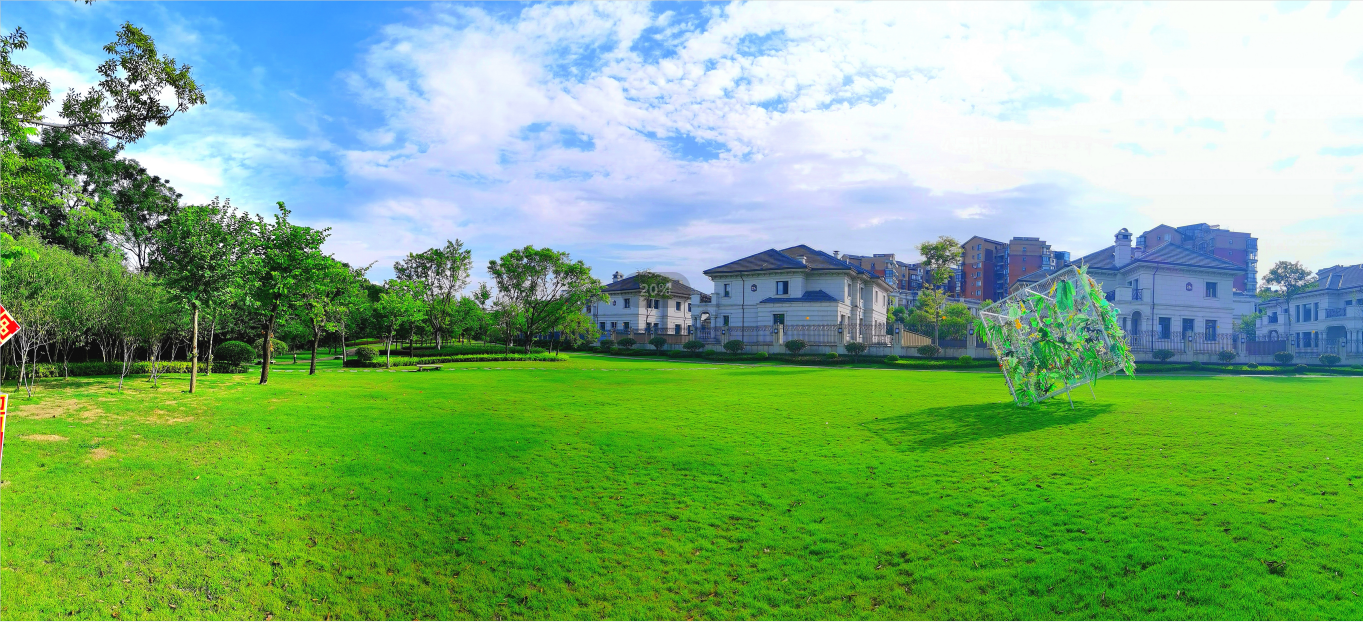 滨江半岛公园实景图