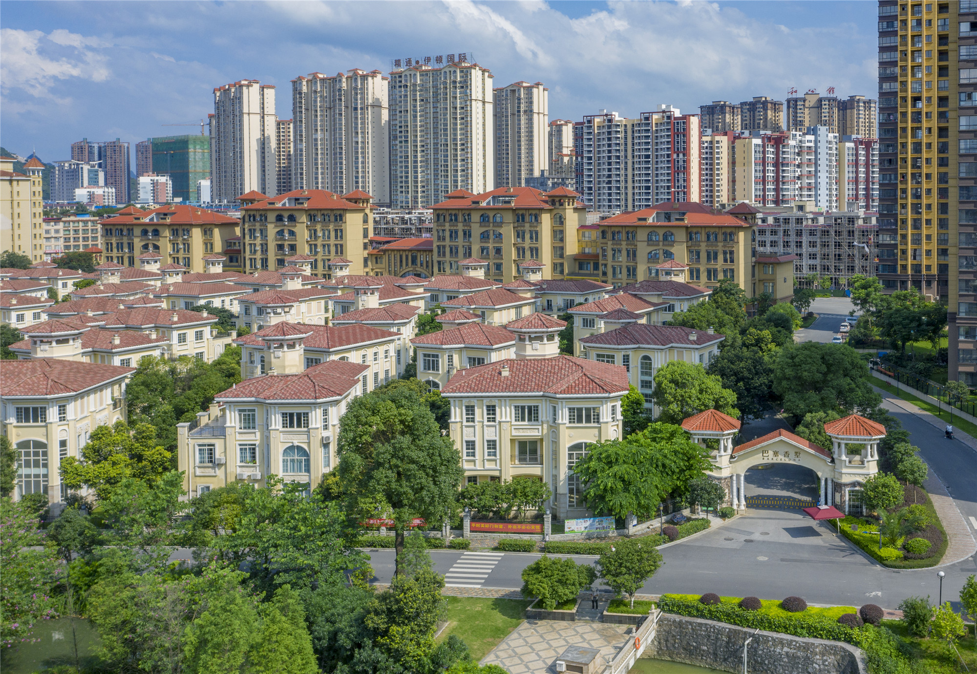 奥林匹克花园实景图