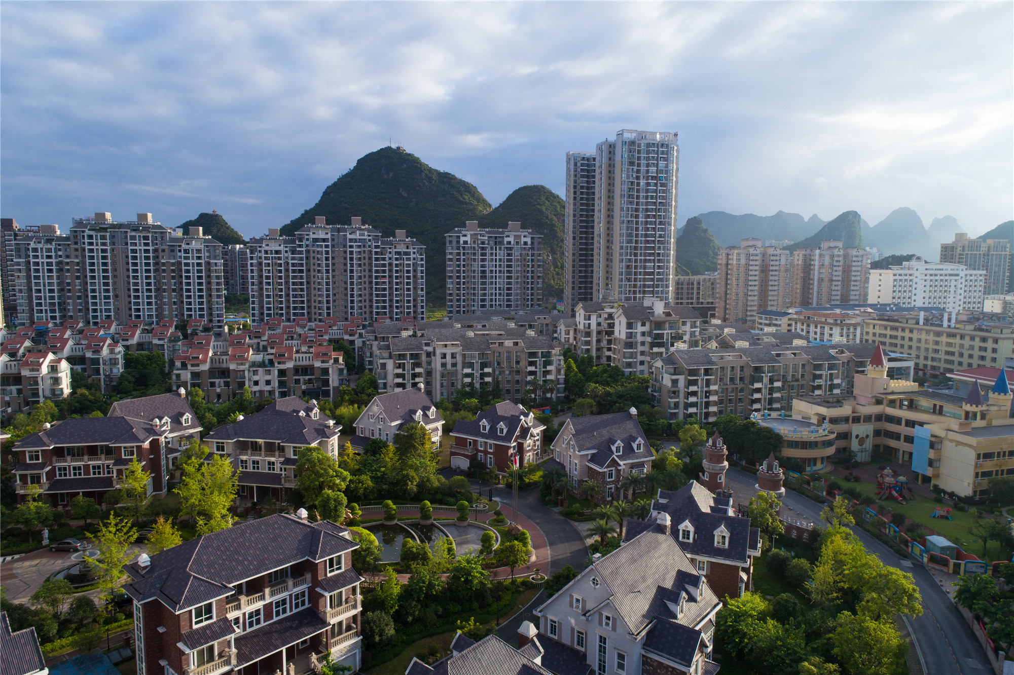 奥林匹克花园实景图