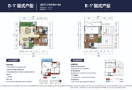 B-1'复式户型：148.01㎡