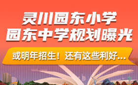 灵川园东小学园东中学规划曝光，或明年招生！还有这些利好……