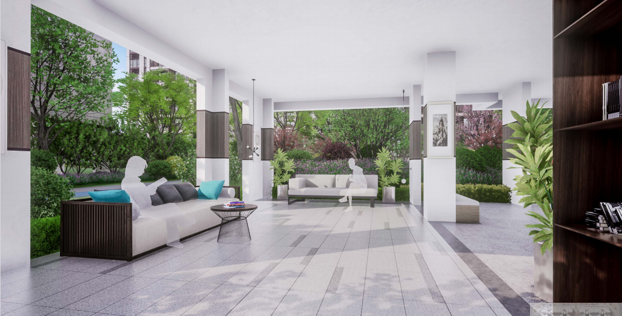 利森·红悦城园林景观效果图