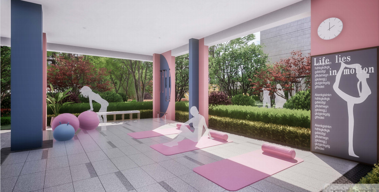 利森·红悦城园林景观效果图