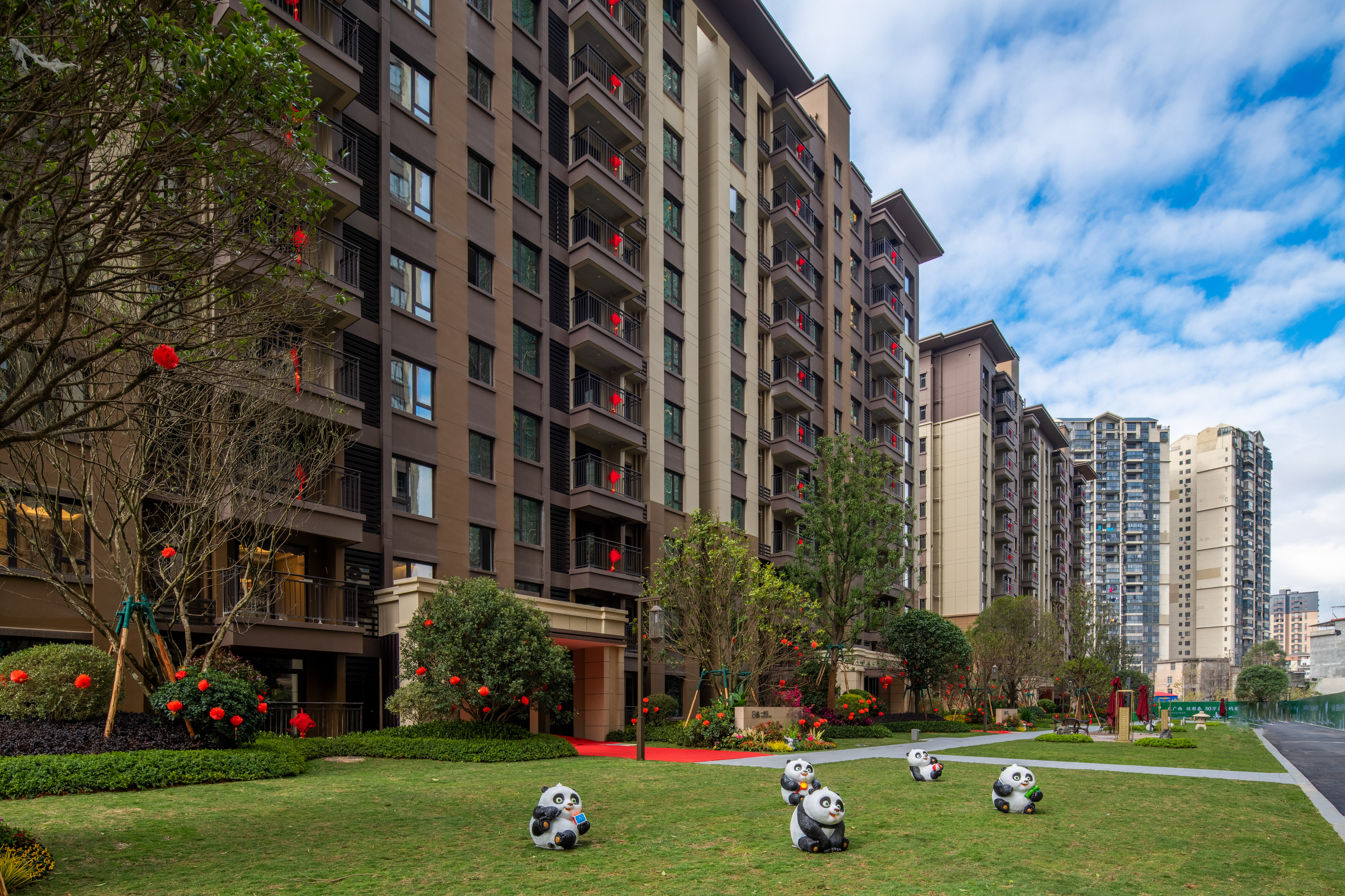 彰泰学府园林实景图（2022.7）