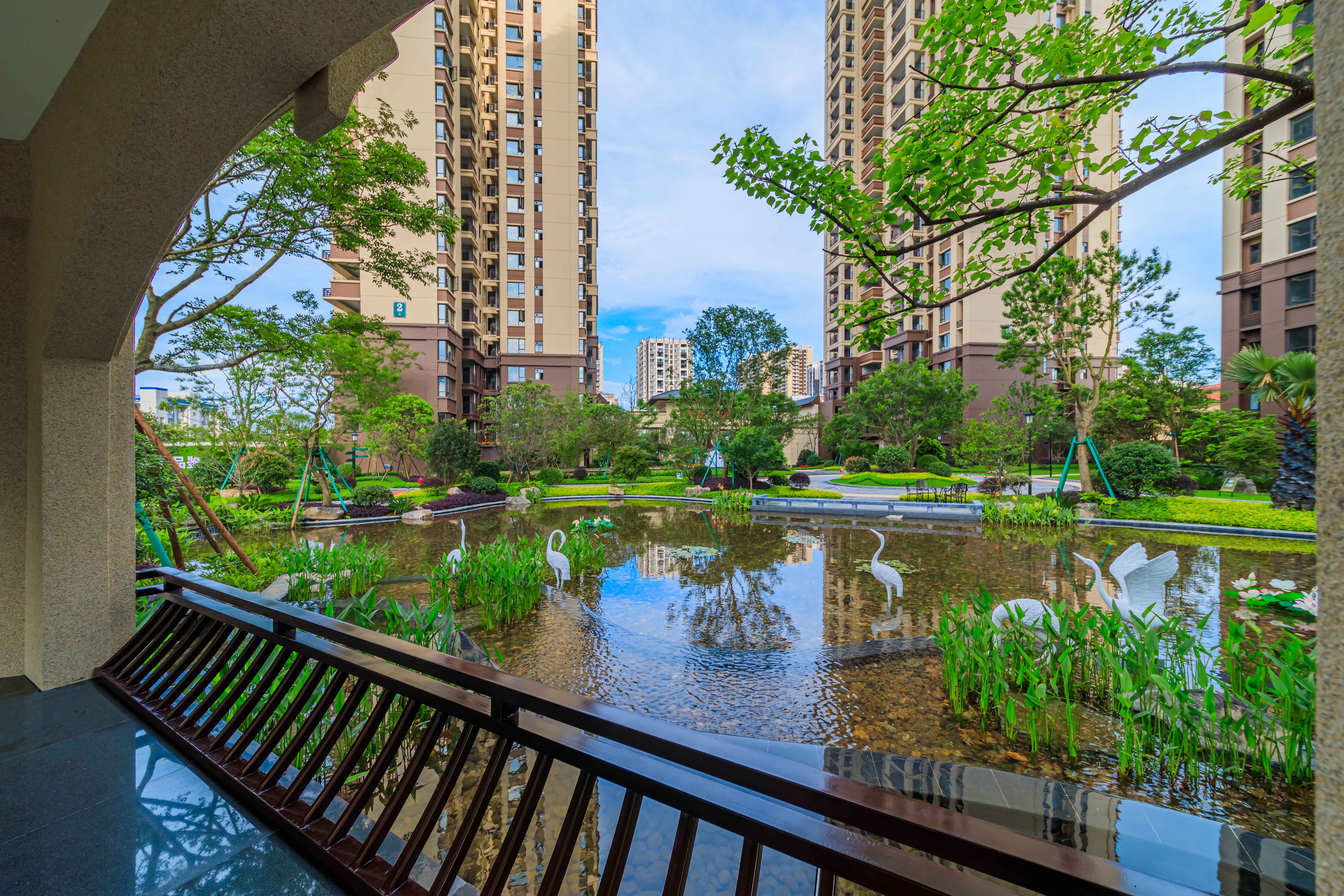 绿涛公园里实景图