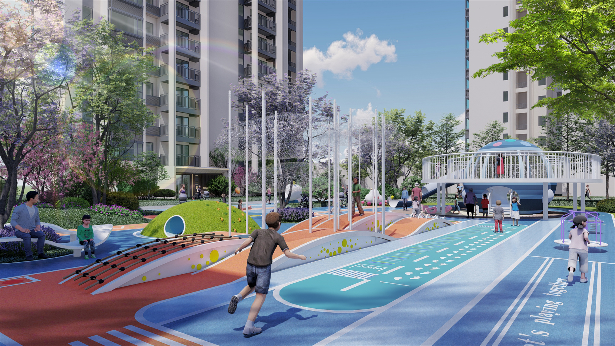 交控置业·鼎越城园林效果图