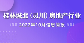桂林城北（灵川）房地产行业2022年10月信息简报
