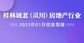 桂林城北（灵川）房地产行业2023年1月信息简报