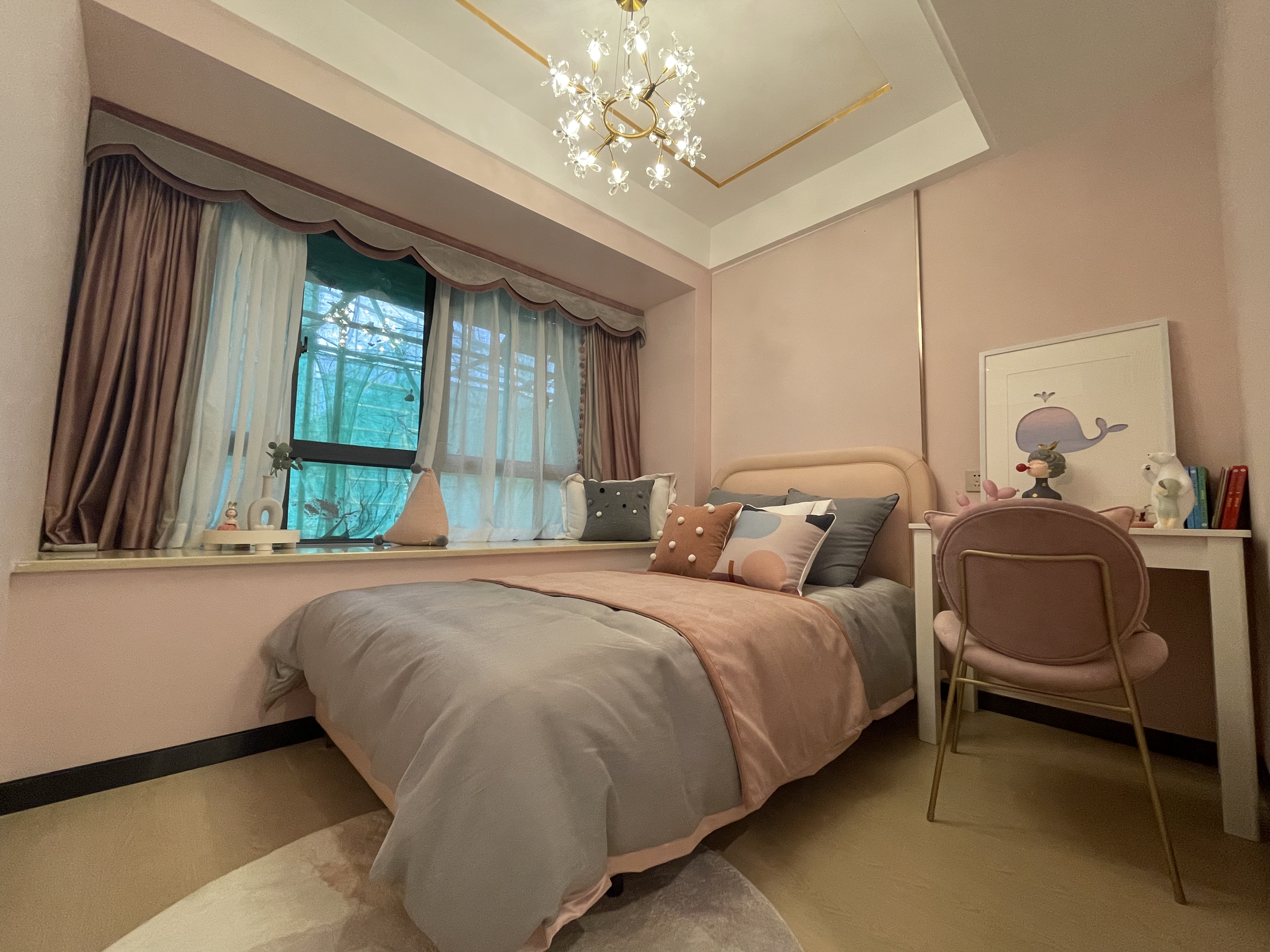 宁铁叠彩佳园88㎡户型样板间实景图