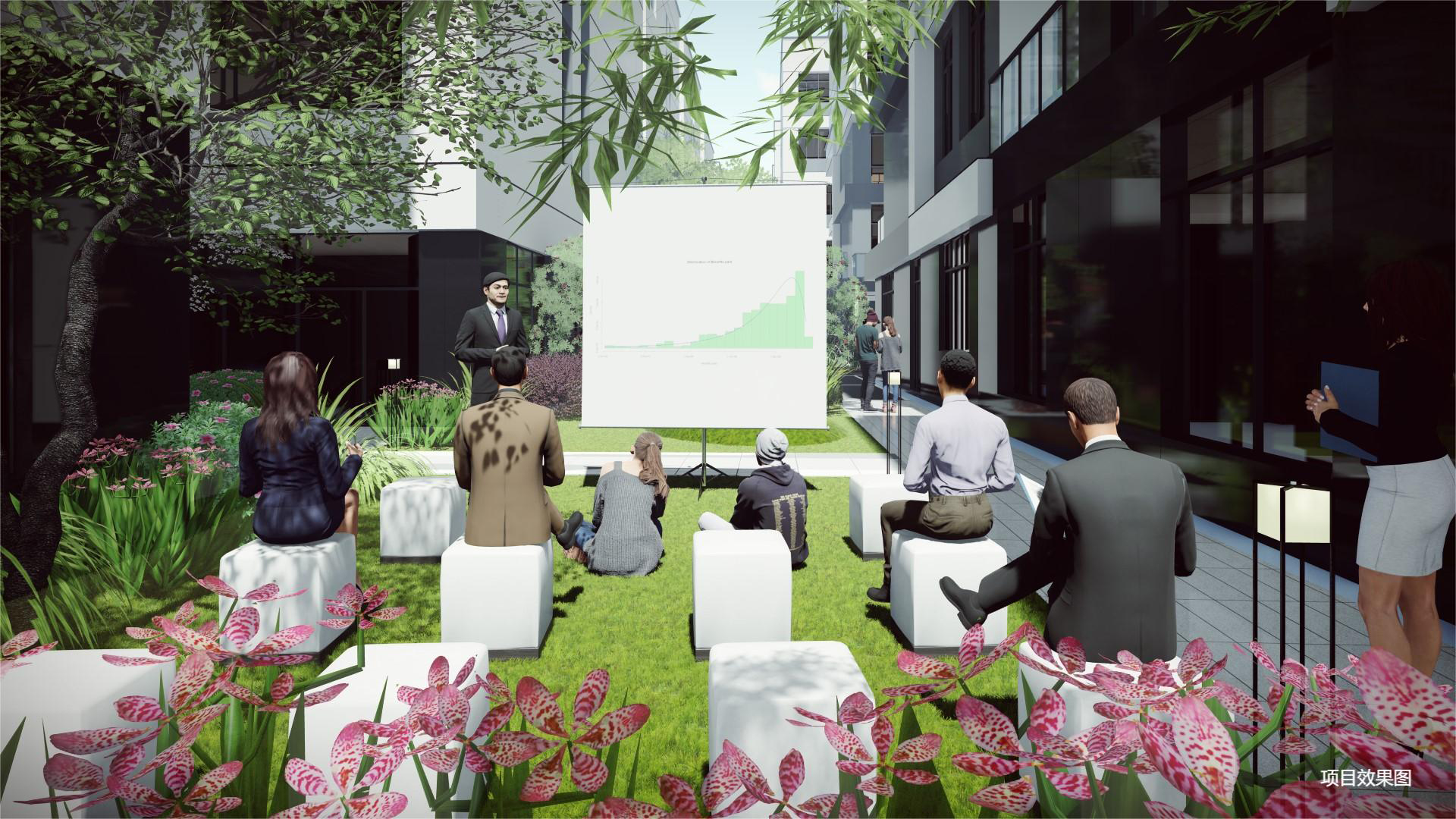 桂林云创谷园林效果图