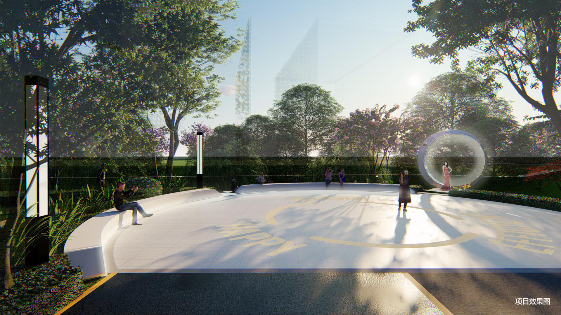 桂林云创谷园林效果图